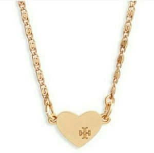 Tory burch heart pendant necklace LAST
